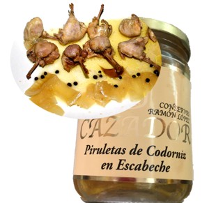 Piruletas de Codorniz en Escabeche "El Cazador"